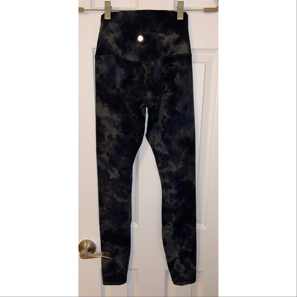 Lululemon Align 28” Diamond Dye Graphite Grey Bronze Green - Picture 4 of 9